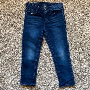 Dark blue denim jeans